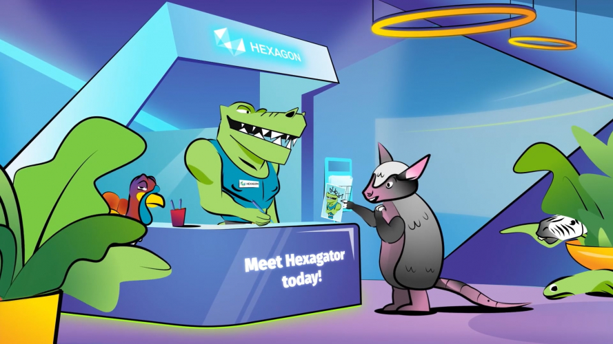 Hexagon - explainer animation Hexagator screenshot 1