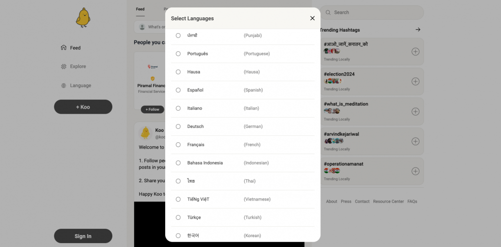 How Linguidoor App Localization helped Koo to achieve 60 Million downloads in 7 countries screenshot 3