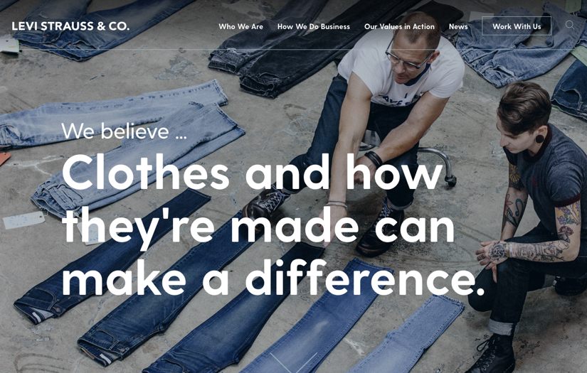 Levi Strauss & Co. screenshot 1