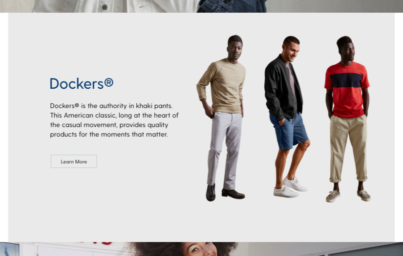 Levi Strauss & Co. screenshot 2