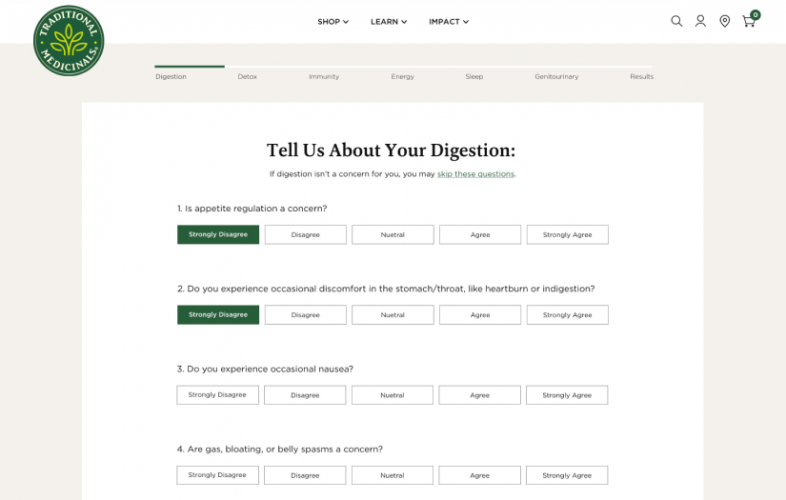 Traditional Medicinals screenshot 1