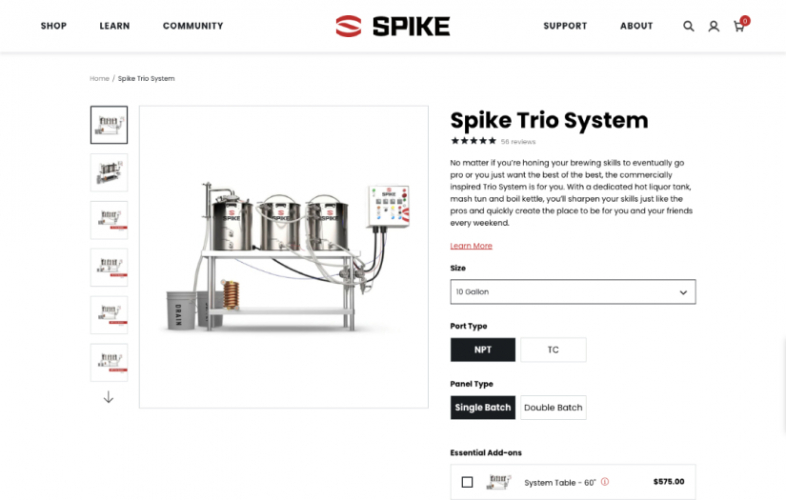 Spike Brewing screenshot 5