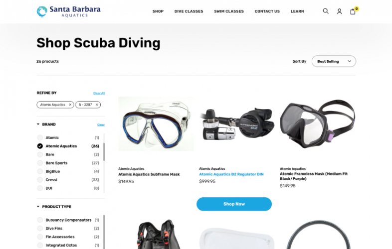 Santa Barbara Aquatics screenshot 5