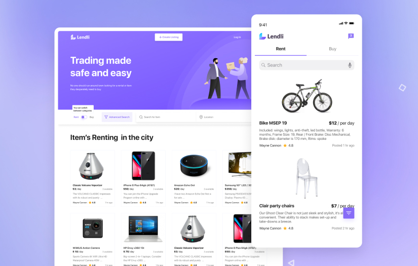 Lendli App - Renting made safe and easy screenshot 1