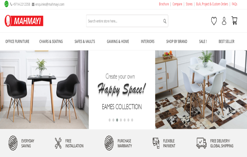 E-commerce Accounts Management- Mahmayi Furniture screenshot 1