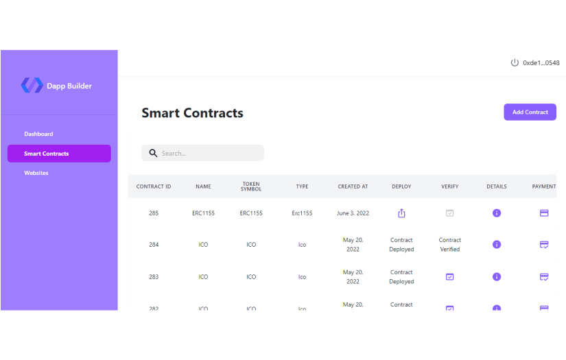 D-App Builder (No code) screenshot 1