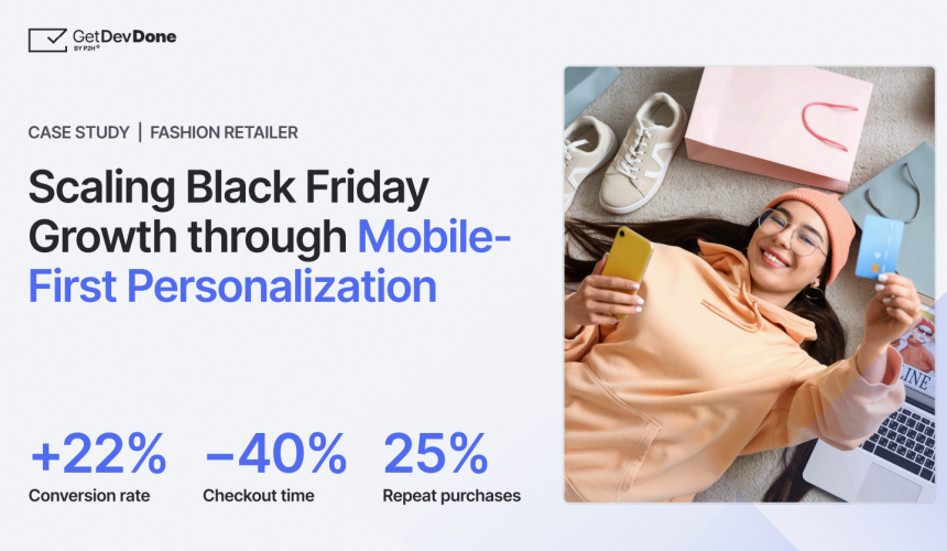 Mobile App & Black Friday Experience screenshot 1