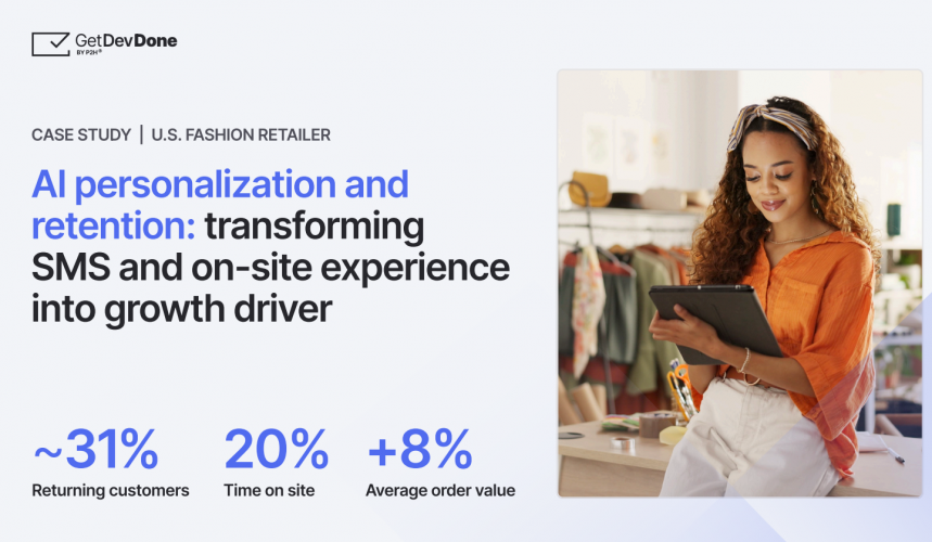 AI personalization for DTC fashion brand screenshot 1