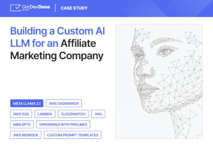 Custom AI LLM for an Affiliate Marketing Company screenshot 1