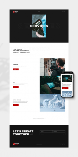 Engine Room: Website redesign for a visual effects studio screenshot 3
