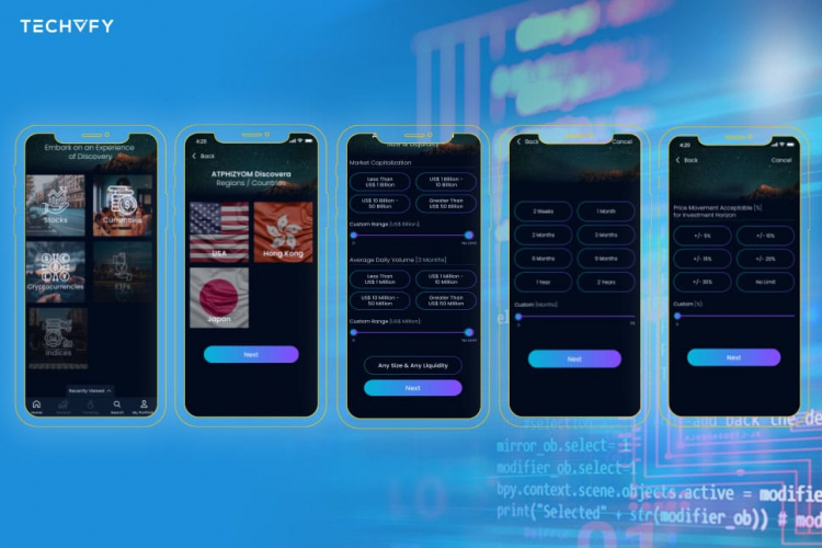 Financial Analysis & Investment Mobile Application screenshot 1