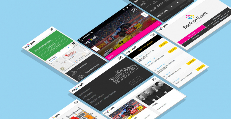 Web Design for NRG Park screenshot 1