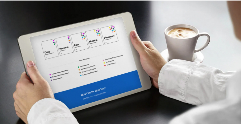 Web design for Healix screenshot 1