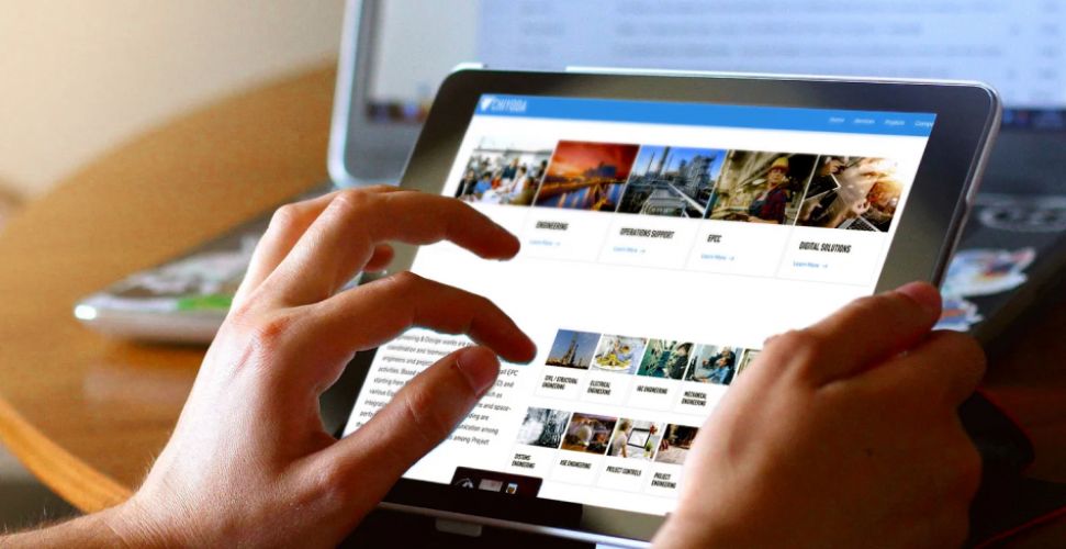 Web design for Chiyoda screenshot 1