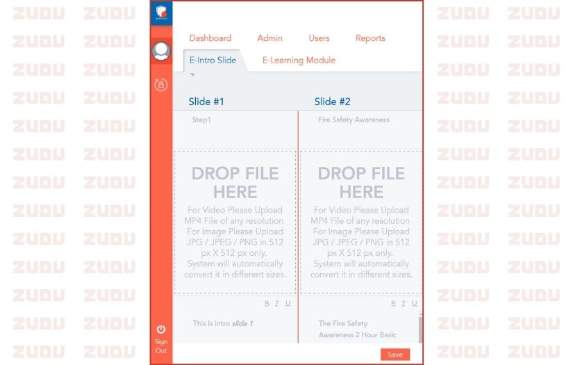 Fire Safety e-Learning Web App Development screenshot 1