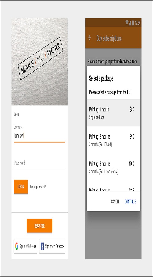 Make us work screenshot 1