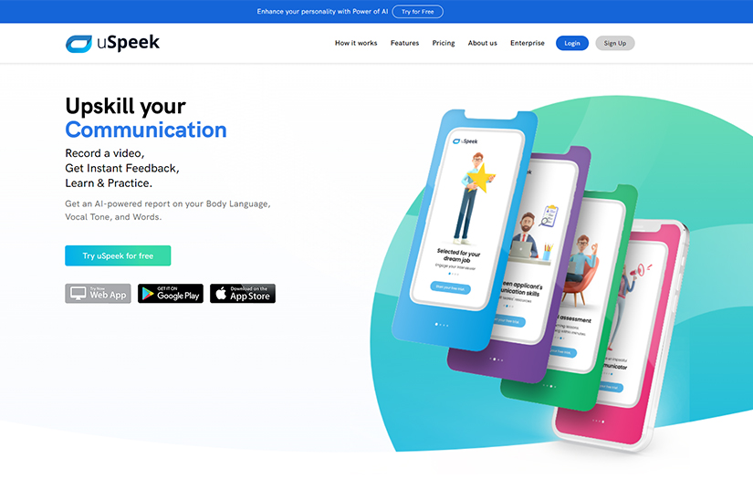 uSpeek - Best AI Coaching App screenshot 1