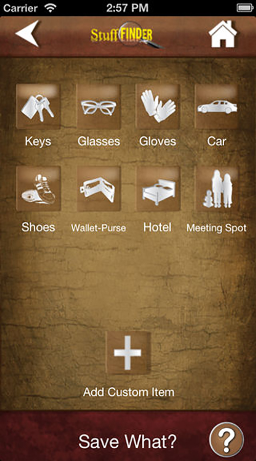My stuff finder screenshot 1