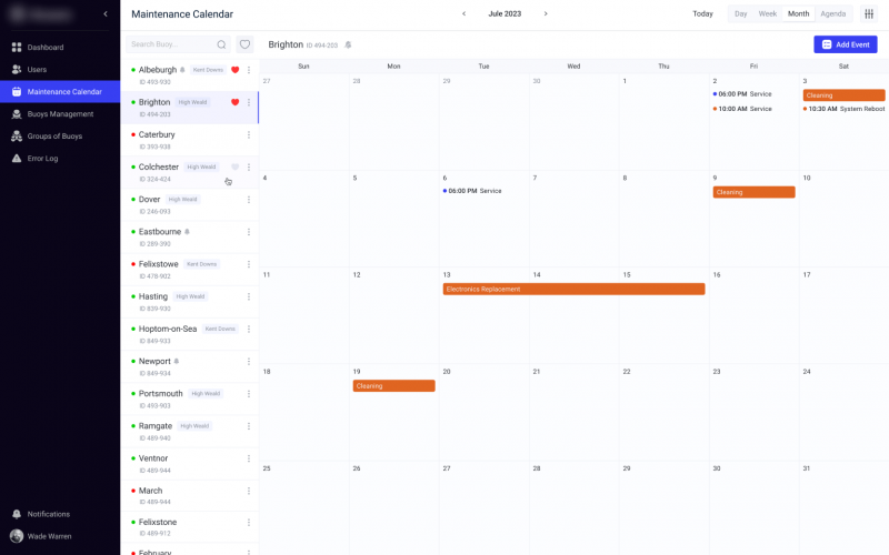 Navigation Buoys GPS Tracking and Monitoring Solution screenshot 2