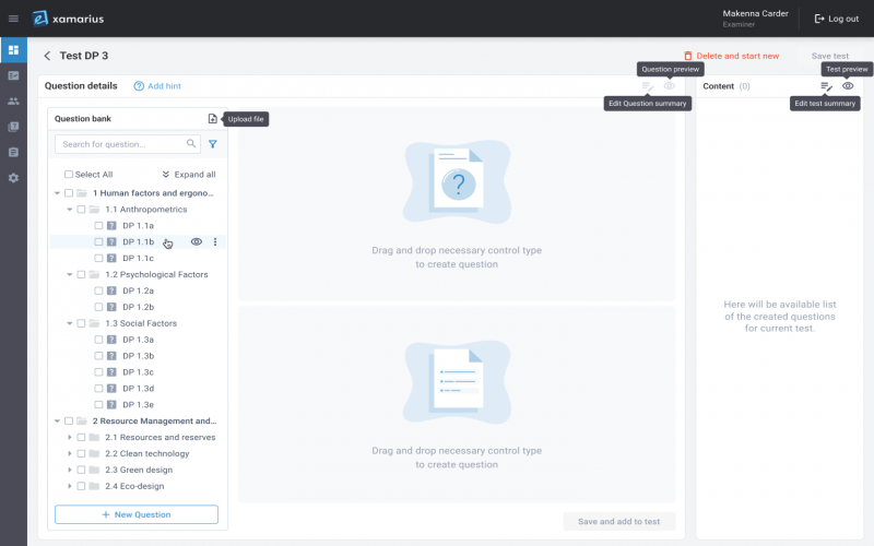 Question Bank for Online Testing Software screenshot 1