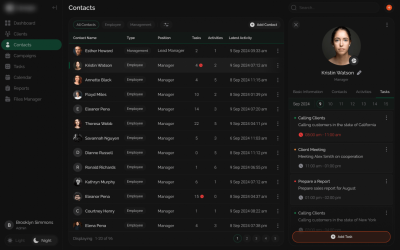 Custom CRM for Financial Services screenshot 2