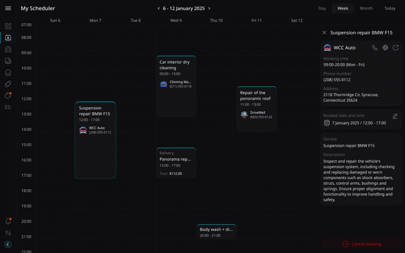 Scalable Web Platform for Car Owners screenshot 1