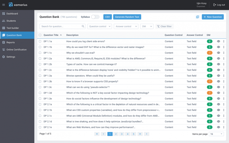 Examarius IT Training & Certification System screenshot 3