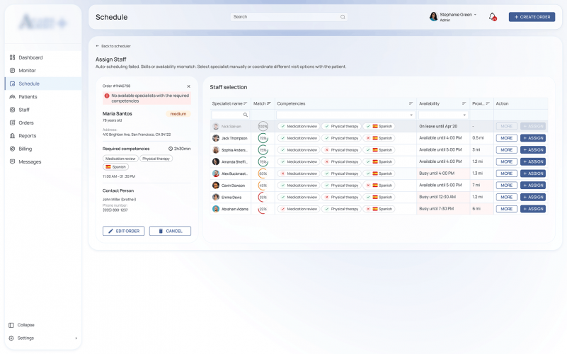 Healthcare Workforce Management Software for Ambulatory Care screenshot 2