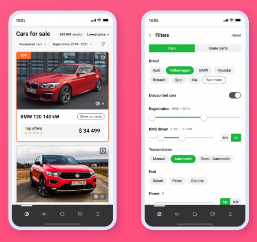Online Marketplace for Cars and Spare Parts Selling screenshot 2