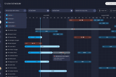 Gantt-Powered Unified Fleet Management System for Cruise Scheduling 