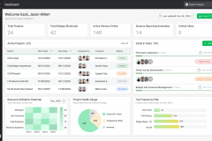 Custom Project Management Application for Bridge Builders