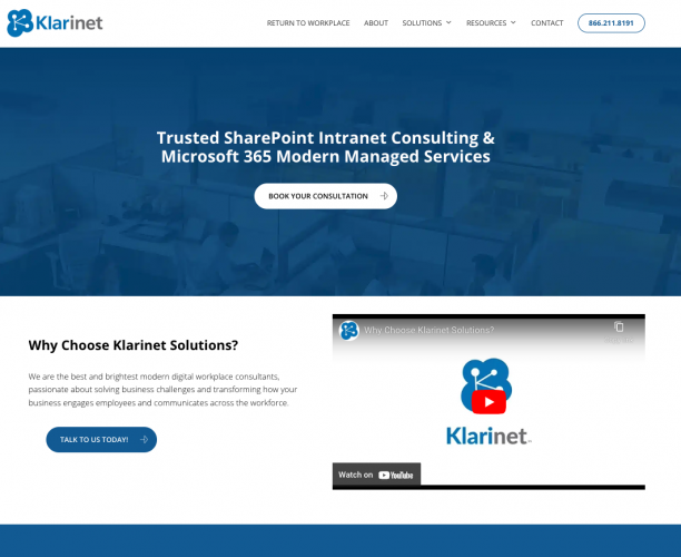 Klarinet Solutions Marketing Strategy Overhaul screenshot 1