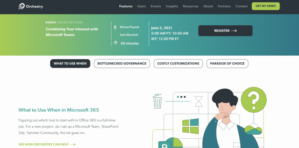 Orchestry Brand & Website Launch screenshot 1