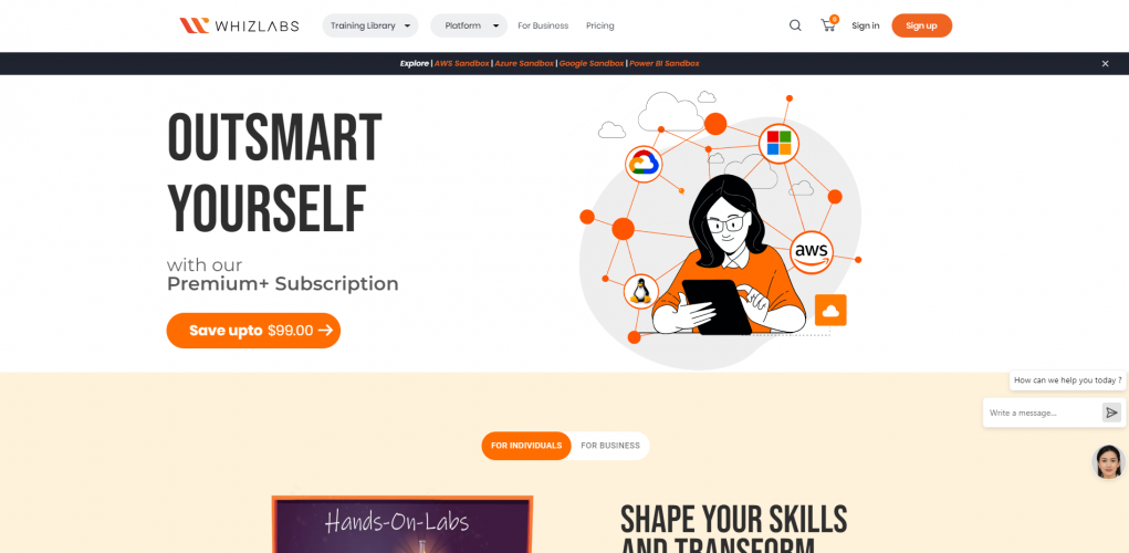 Whizlabs screenshot 1