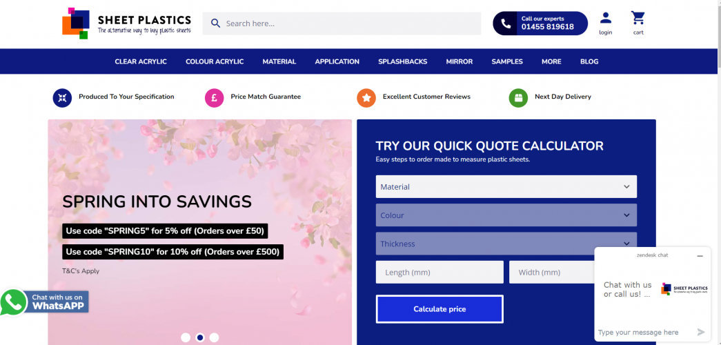 Sheet Plastics  screenshot 1