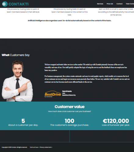 CONTAKTI screenshot 1