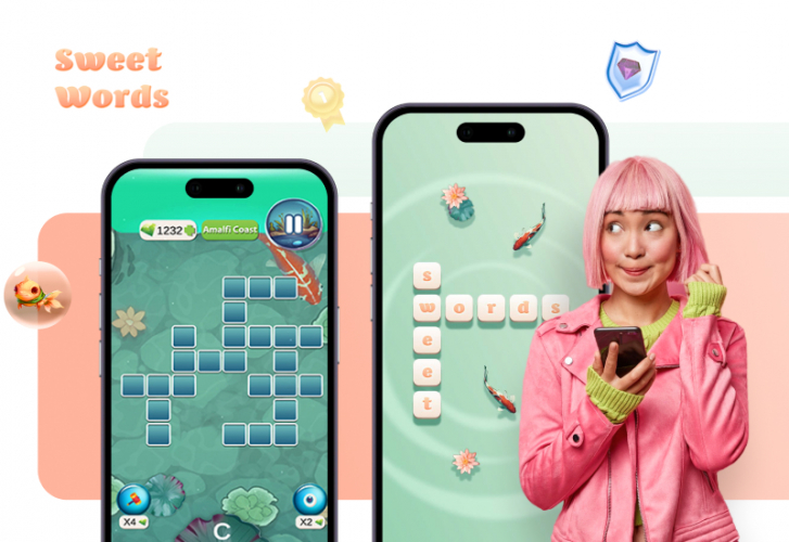 Sweet Words: Relaxing & Stunning Game screenshot 1