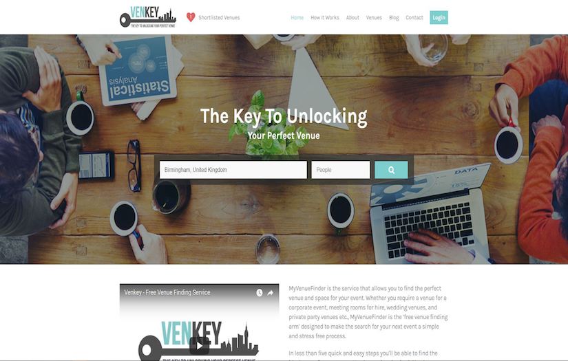 Venue finder screenshot 1