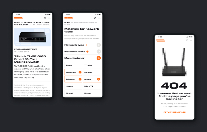 Omnilink – design and development, logo redesign and creation of an brand identity screenshot 3
