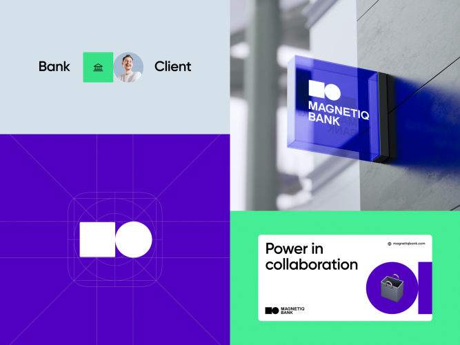 Magnetiq Bank – Brand identity design and website development for European B2B bank screenshot 1