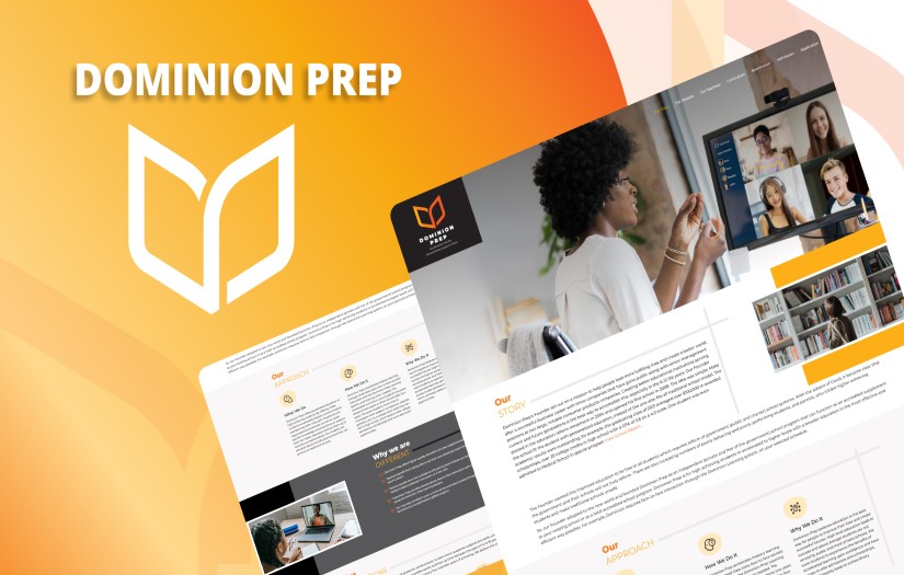 Dominion Prep - Website for Educational Institutions screenshot 1