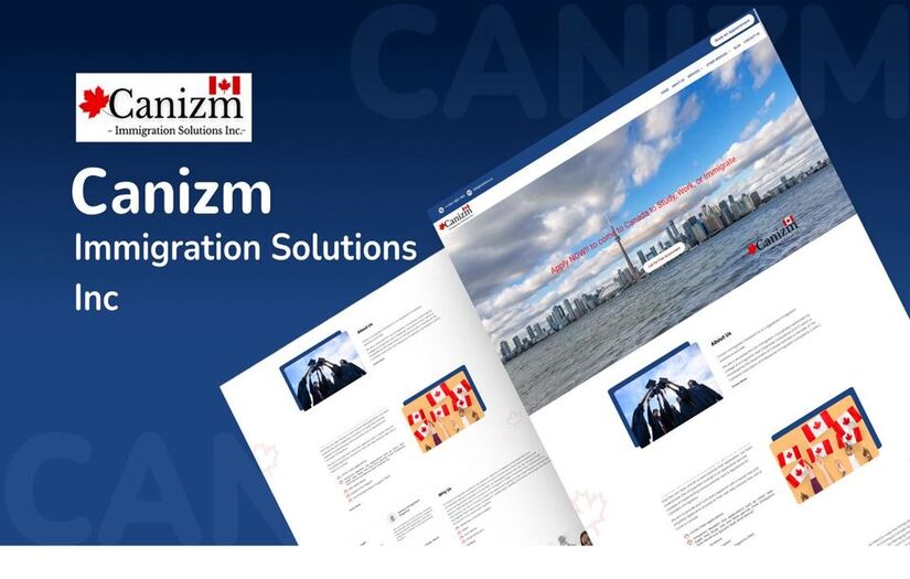 Canizm Immigration Solutions Inc - Website for Immigration Firms screenshot 1