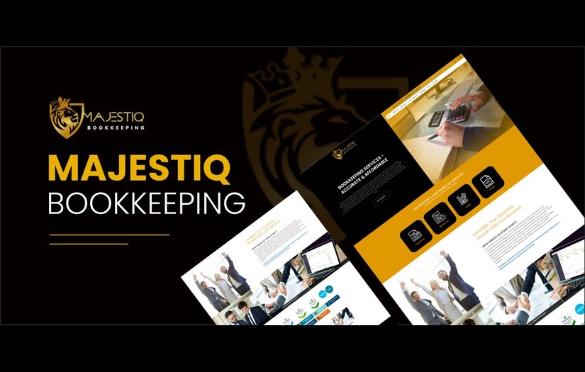 MajestiQ Bookkeeping - Website for Bookkeeping Firm screenshot 1