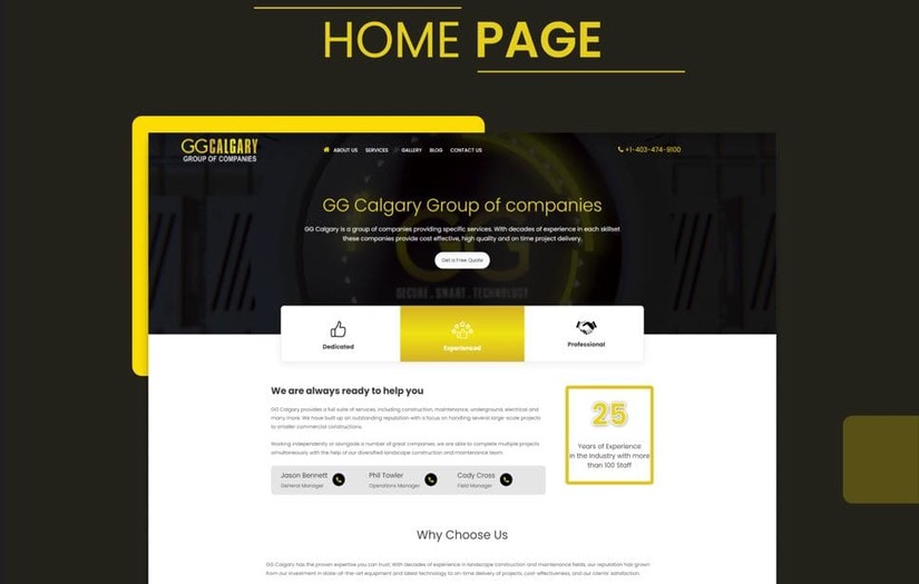 GG Calgary Group of companies screenshot 1
