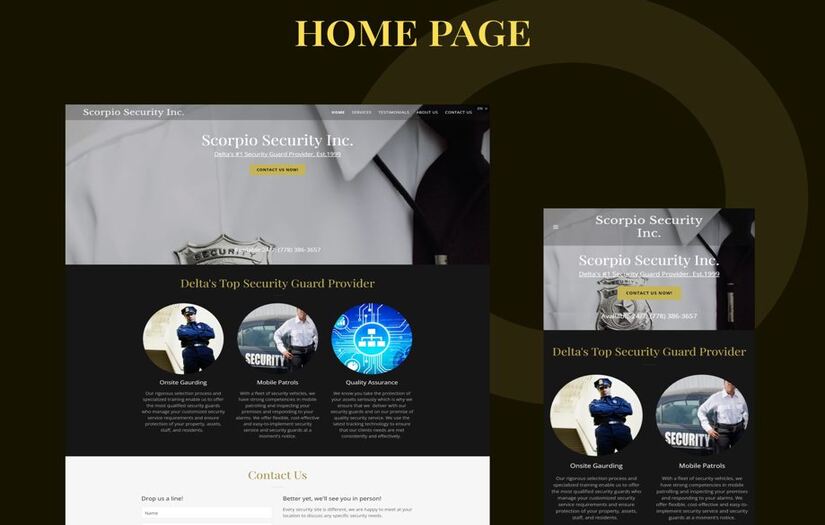 Scorpio Security Inc. screenshot 1