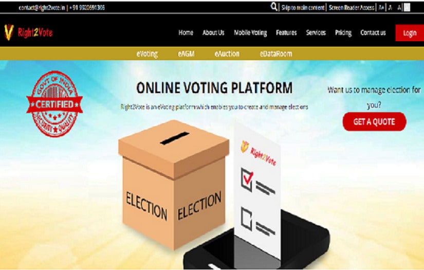 Evoting System screenshot 1