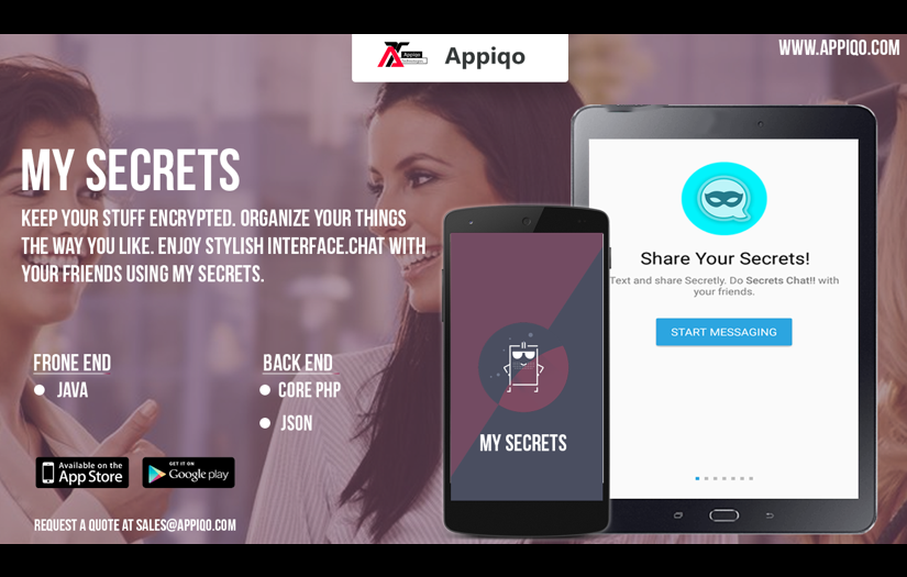 My Secrets - Chat App screenshot 1