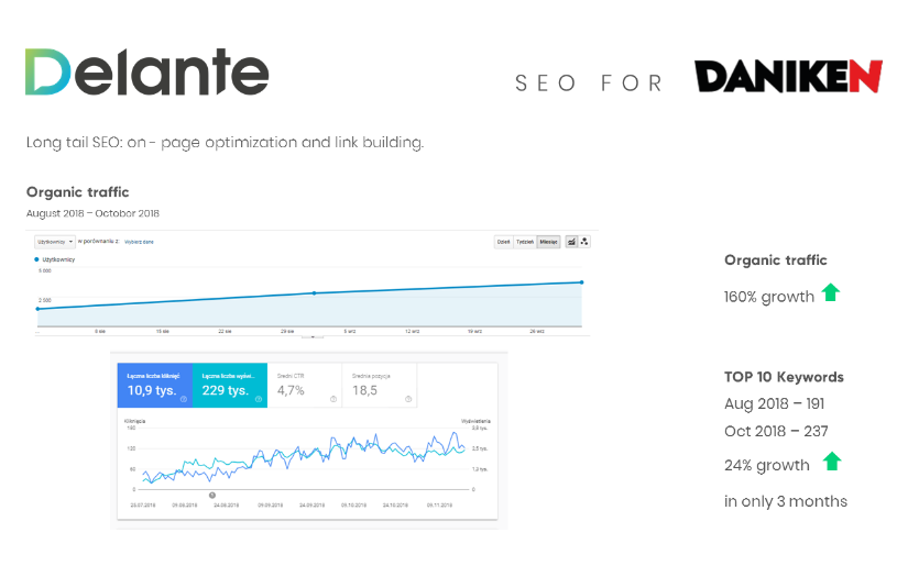SEO for Daniken.com.pl screenshot 1
