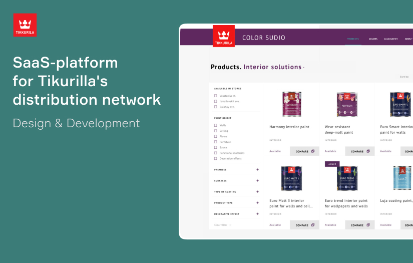 SaaS-platform for Tikurilla's distribution network screenshot 1