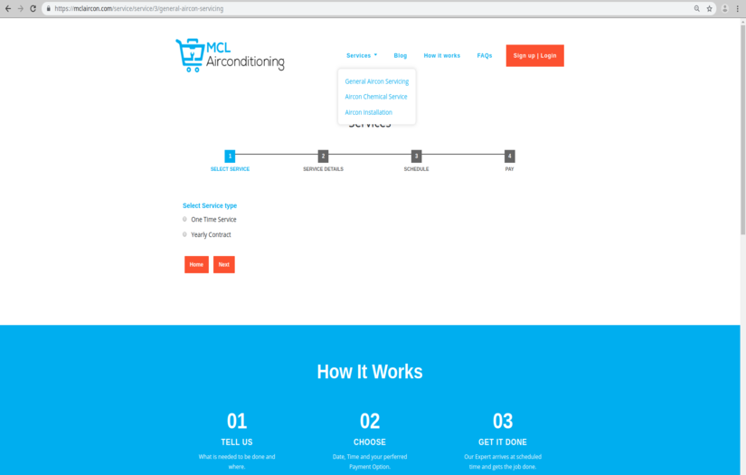 MCL Aircon screenshot 2